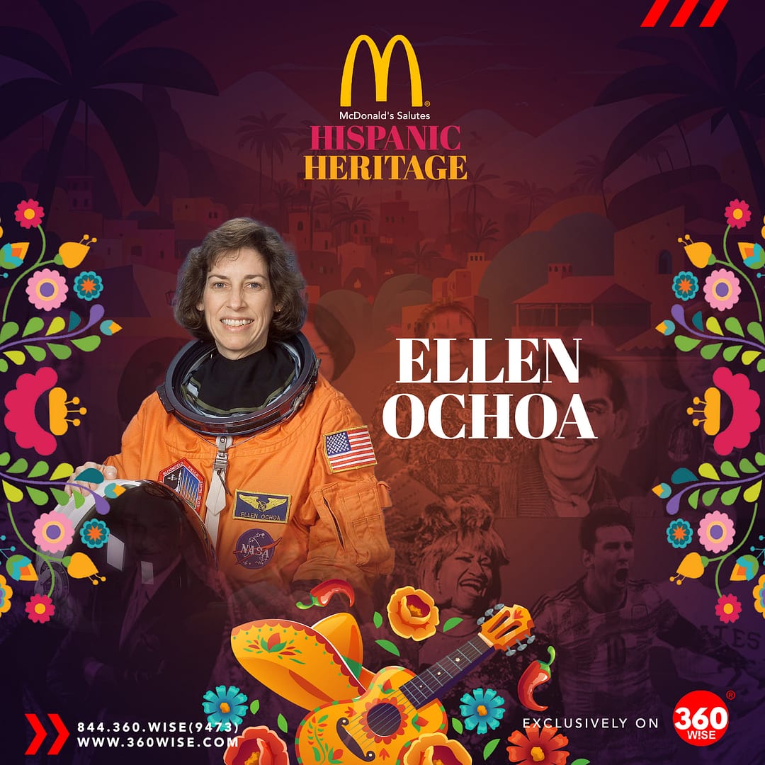 Ellen Ochoa Ellen-Ochoa - McDonald's Hispanic Heritage - 360WiSE