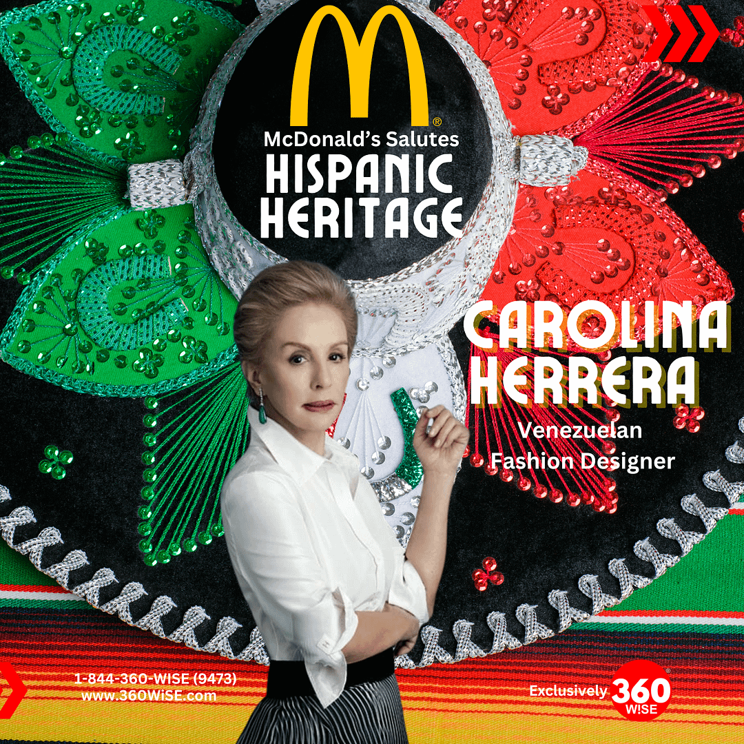 The Icon Carolina Herrera 3 Carolina Herrera Women's International Luxury Brand of Fashion honored for Hispanic Heritage