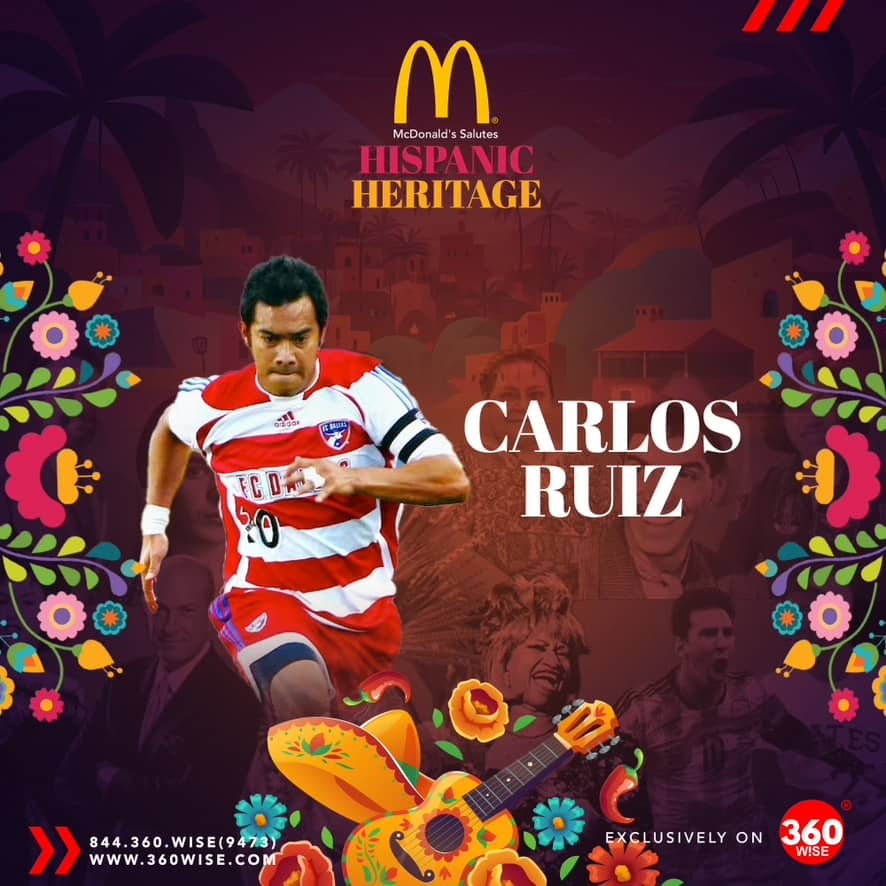 Carlos Ruiz – Honored by McDonald’s Hispanic Heritage Month – powered by 360WiSE Carlos Ruiz - Honored by McDonald's Hispanic Heritage Month - powered by 360WiSE